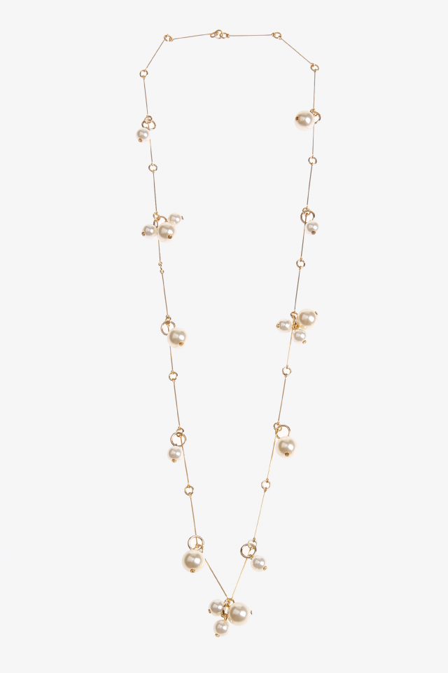 Long collier à perles