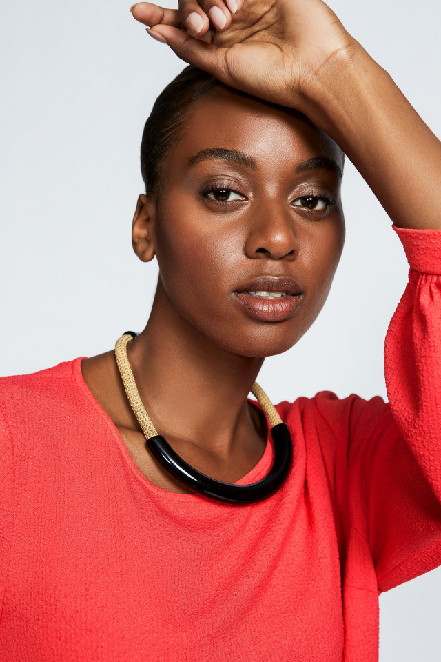 Original necklace with bar