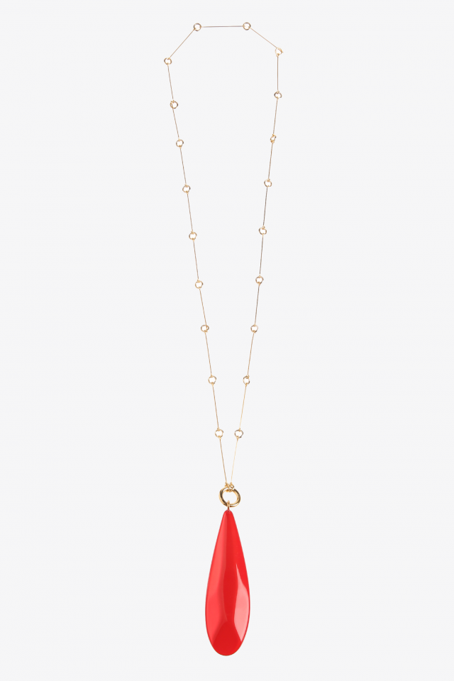 Long collier avec pendentif