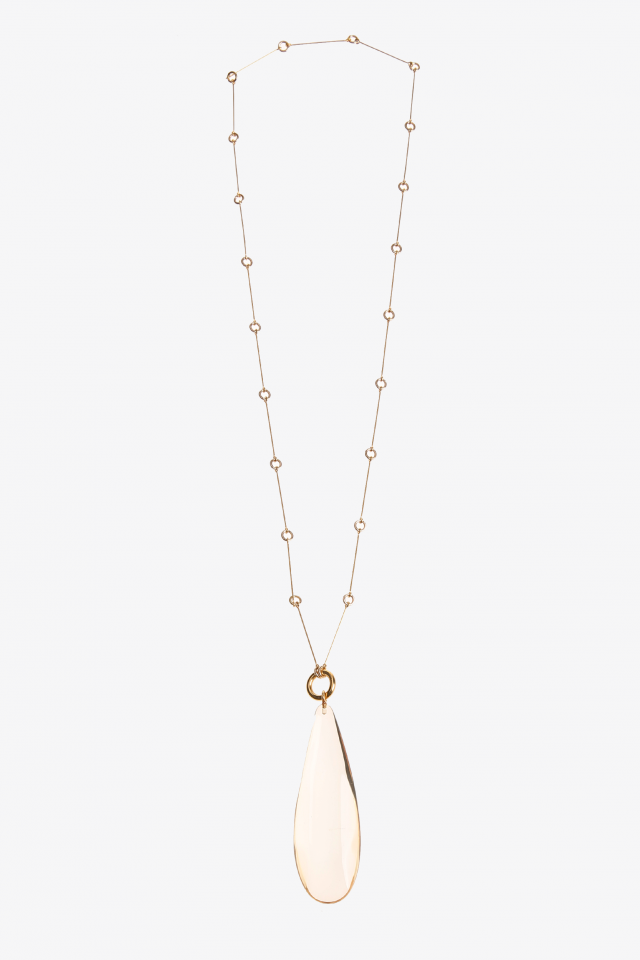 Long necklace with pendant