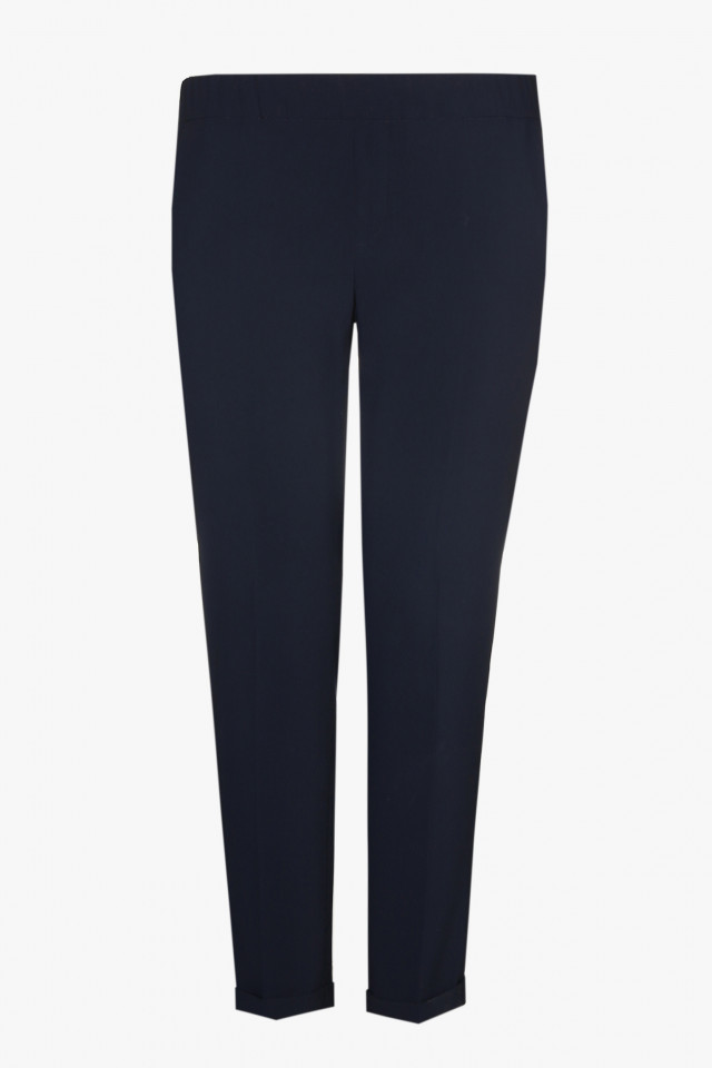 Smart navy-blue trousers