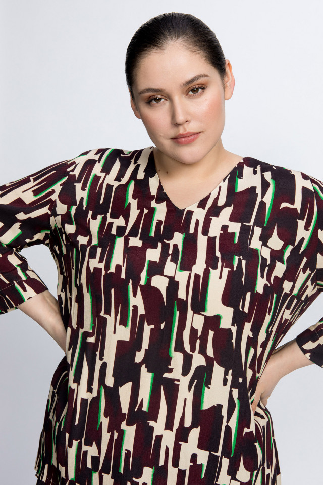 Blouse à col en V
