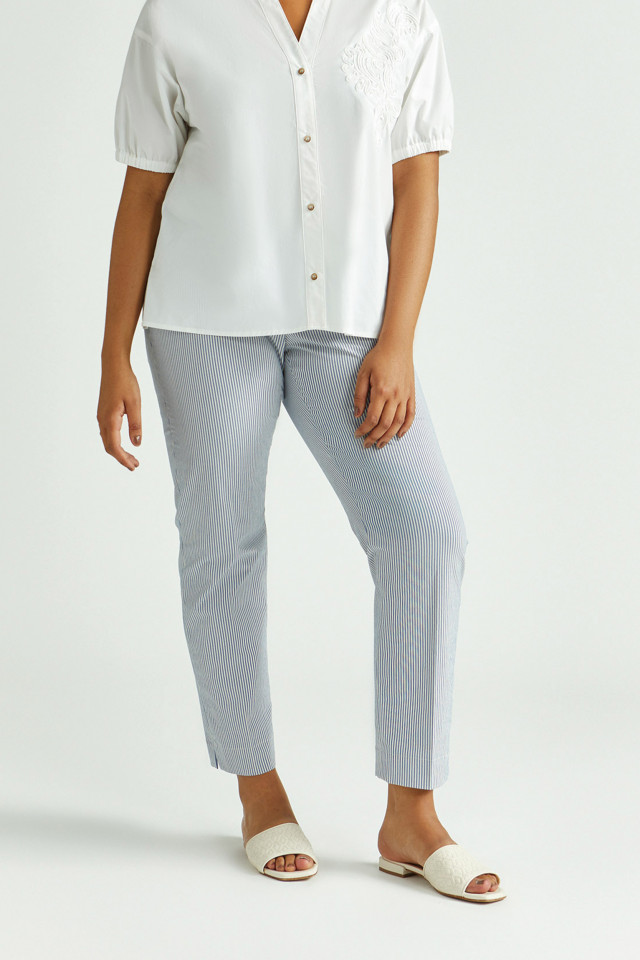 Pantalon estival rayé