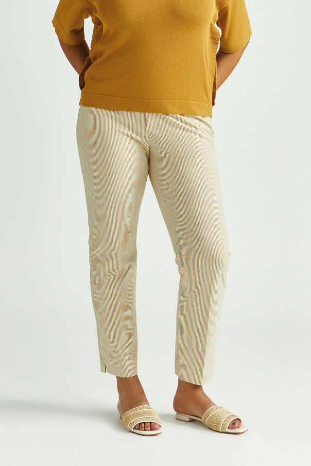 Pantalon estival rayé