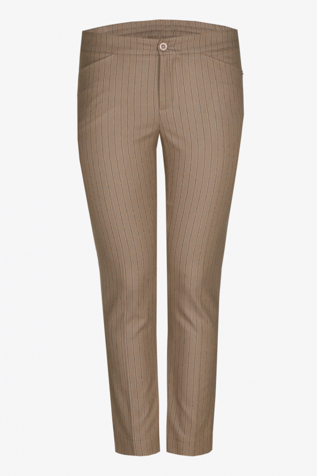 Gestreepte broek met smalle pijpen