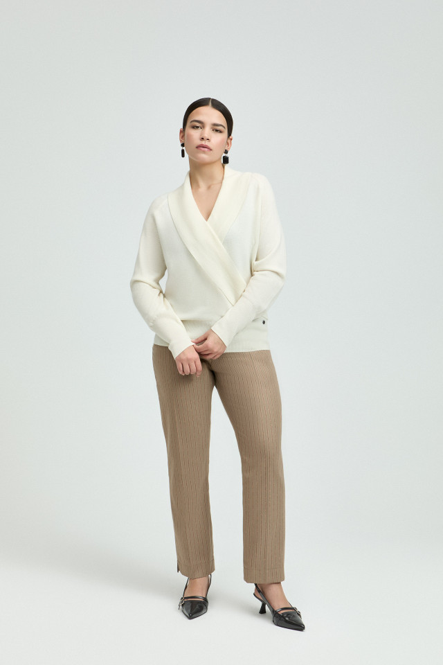 Gestreepte broek met smalle pijpen