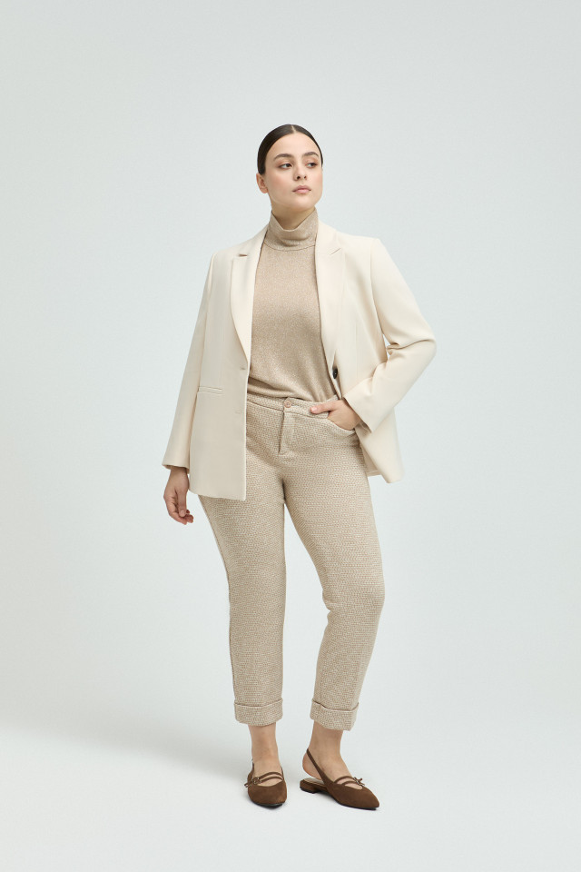 Tailored slim-fit trousers