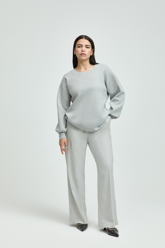 Stylish trousers with wide legs