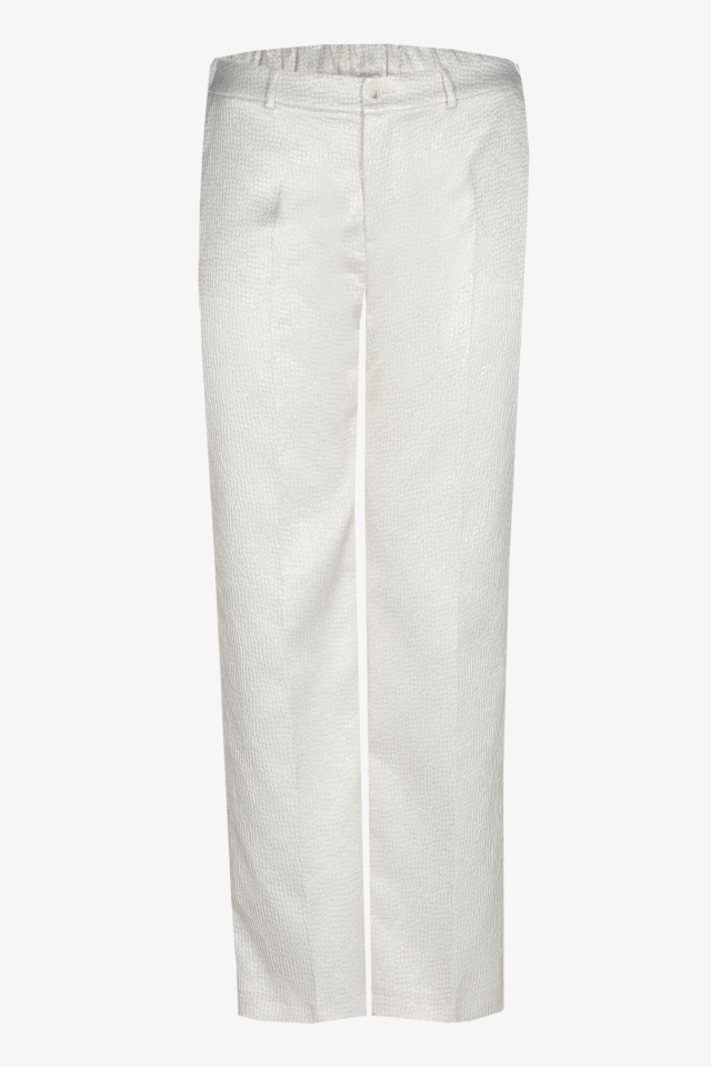 Pantalon habillé avec lurex discret