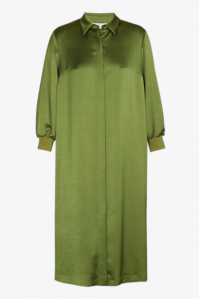 Robe boutonnée avec col