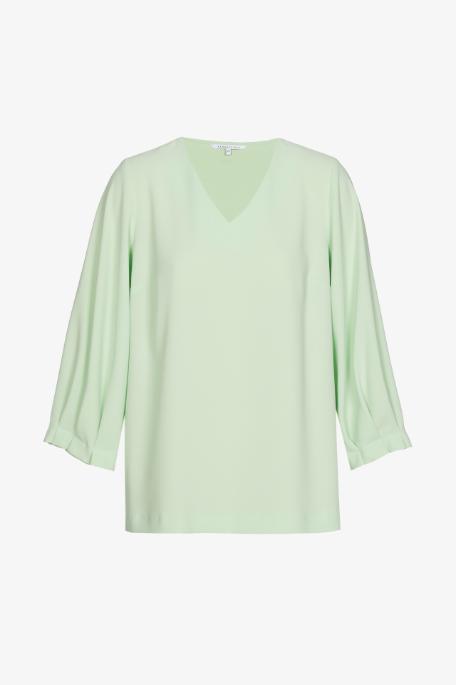 Damesblouse met elegant plooidetail