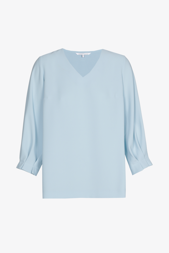 Damesblouse met elegant plooidetail
