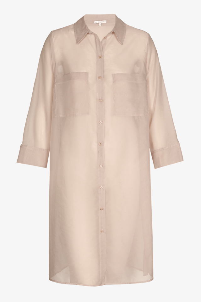 Lange organza blouse