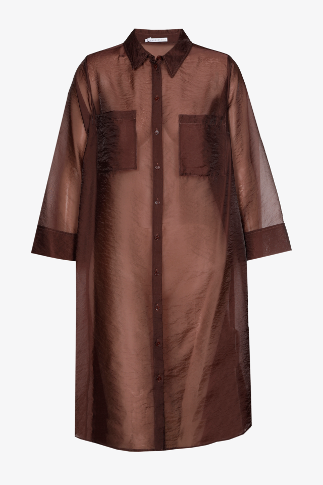 Lange organza blouse