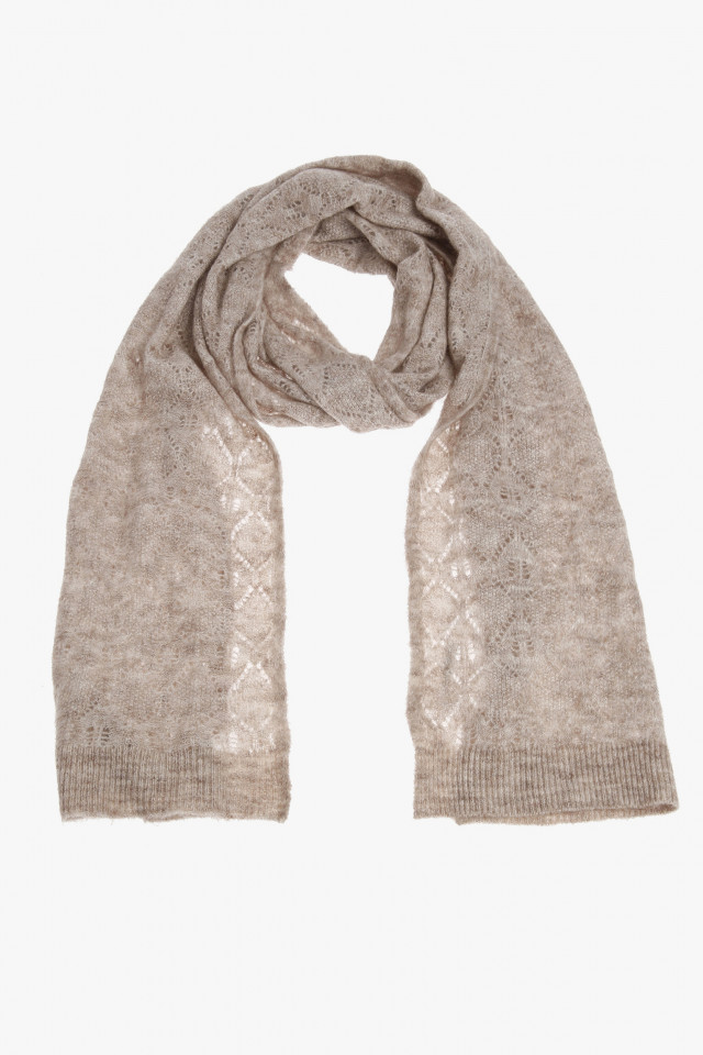 Taupe wintersjaal