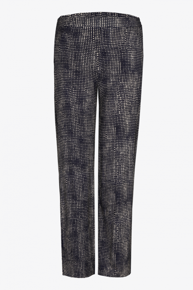 Trousers with playful pattern