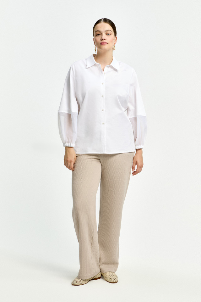 Pantalon seersucker confortable