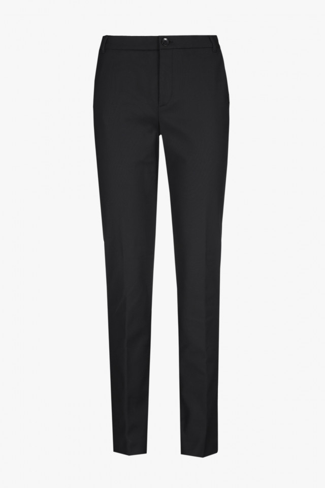 Pantalon chino noir en coton