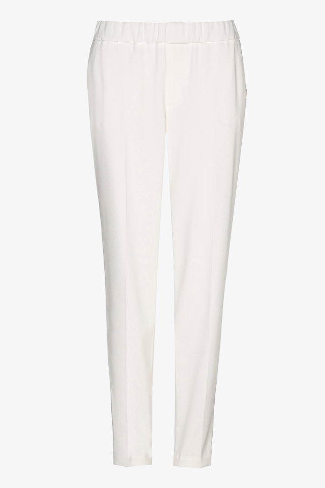 Smart white trousers