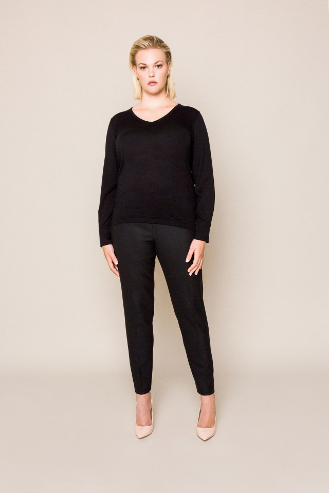 Zwarte geklede broek