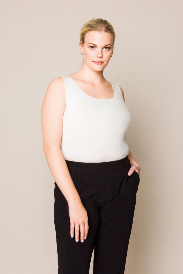 Witte tanktop