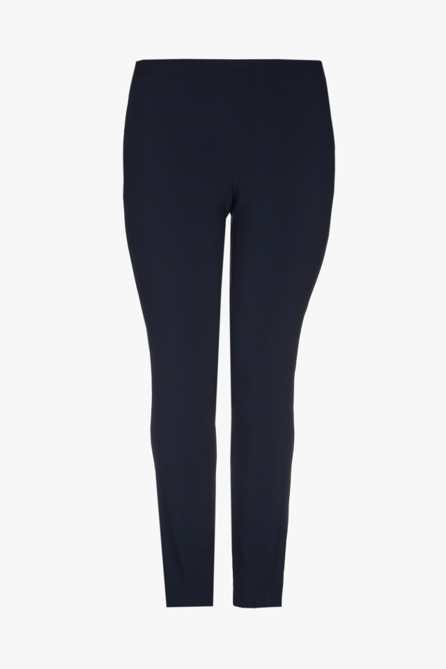 Smart navy-blue business trousers