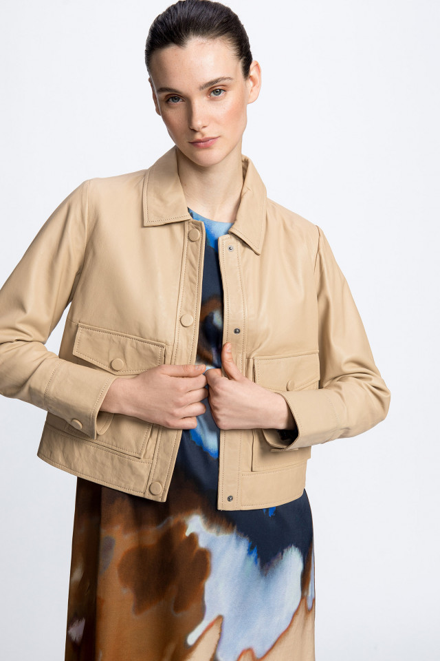 Lederjacke