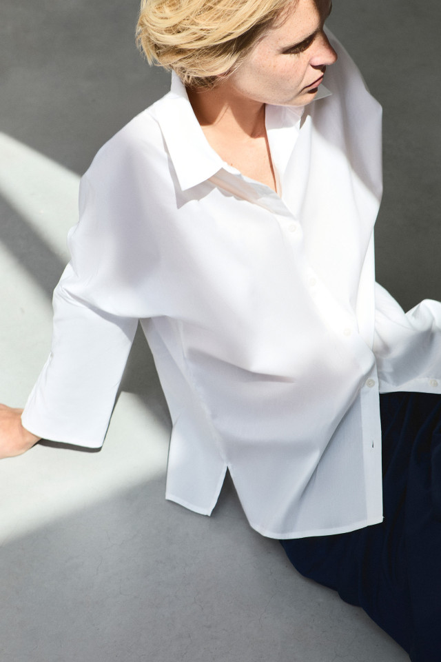 Lookbook: Losse A-lijn rok  + Lange hemdblouse