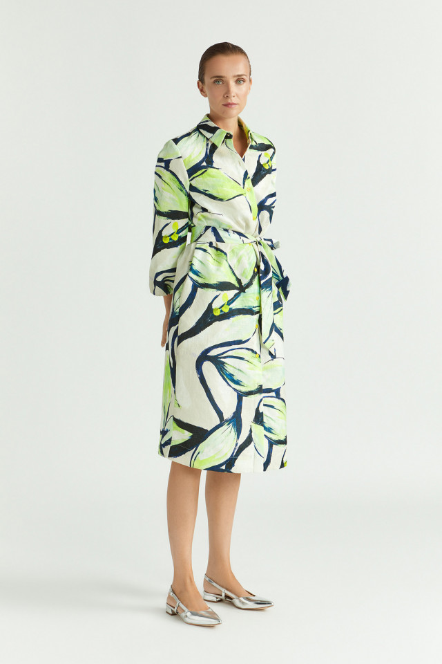 Lookbook: Jurk met bloemenprint + Elegante slingback