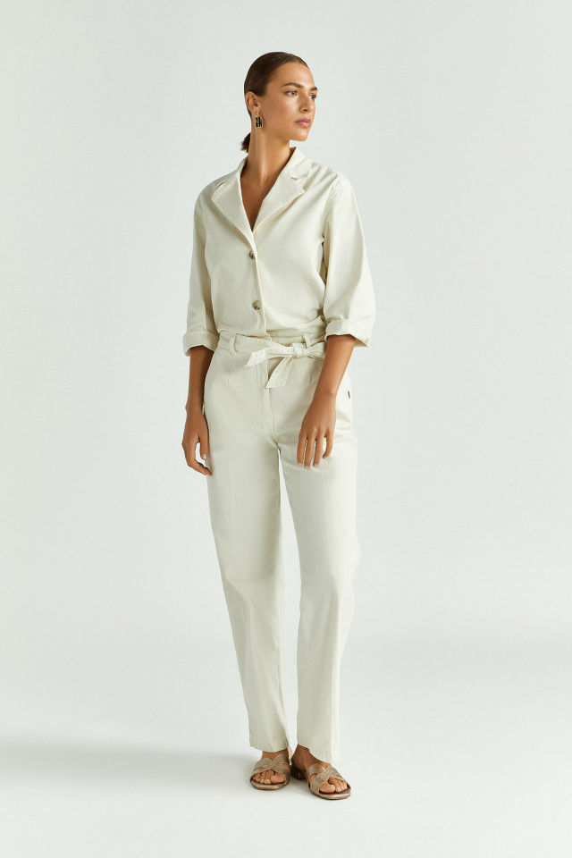 Lookbook: Jumpsuit met wijde pijpen + Xandres slippers + Geklede oorbellen