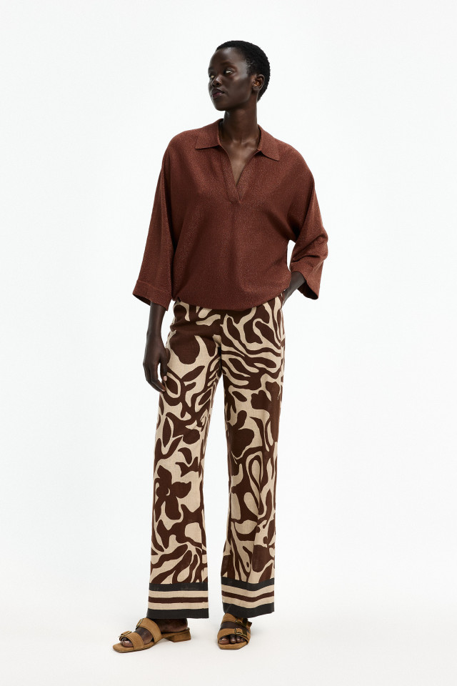 Hose mit organischem Muster