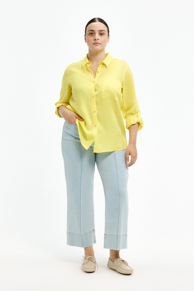 Lookbook: Chemisier ample en lin + Mocassins Runner 