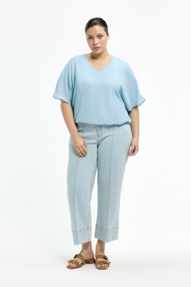 Lookbook: T-shirt met wijde mouwen + Stijlvolle slippers